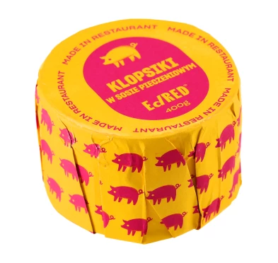 Ed Red Klopsiki w Sosie Pieczeniowym 400 g - Konserwa Turystyczna