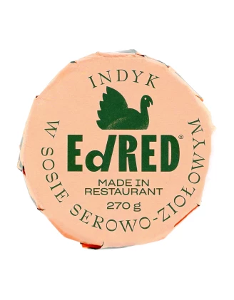 Konserwa Ed Red Originals Indyk w sosie serowo-ziołowym 270g - Posiłek Turystyczny