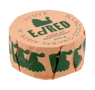 Ed Red Originals Indyk w sosie serowo-ziołowym 270g - Konserwa Turystyczna