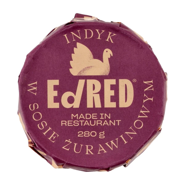 Ed Red Originals Indyk w Sosie Żurawinowym - Konserwa Turystyczna 280 g Ed Red Originals Indyk w Sosie Żurawinowym - Konserwa Turystyczna 280 g