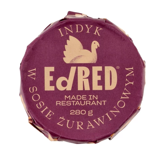 Ed Red Originals Indyk w Sosie Żurawinowym 280g - Konserwa Turystyczna | imag24.pl