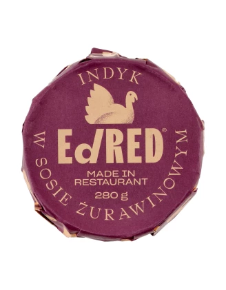 Ed Red Originals Indyk w Sosie Żurawinowym 280g - Konserwa Turystyczna | imag24.pl