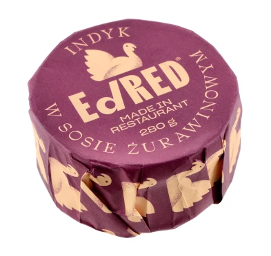 Ed Red Originals Indyk w Sosie Żurawinowym - Konserwa Turystyczna 280 g