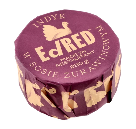 Ed Red Originals Indyk w Sosie Żurawinowym - Konserwa Turystyczna 280 g