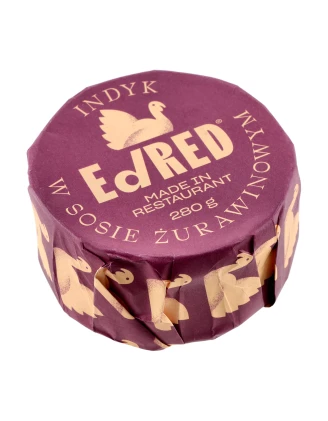 Ed Red Originals Indyk w Sosie Żurawinowym 280g - Konserwa Turystyczna | imag24.pl