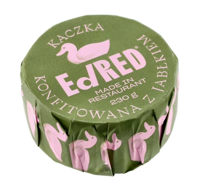 Ed Red Originals: Kaczka Konfitowana z Jabłkiem - Konserwa 230 g