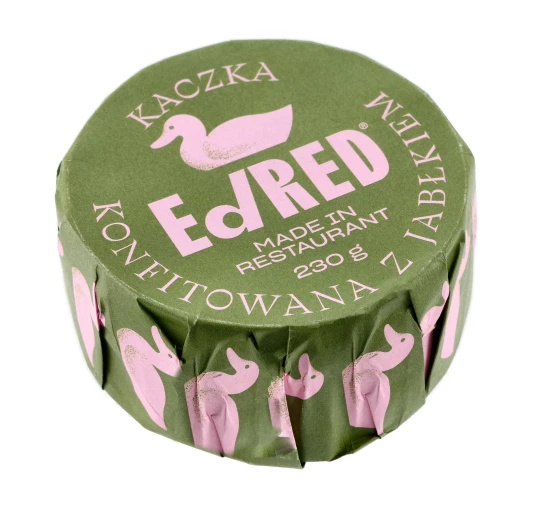 Ed Red Originals: Kaczka Konfitowana z Jabłkiem - Konserwa 230 g