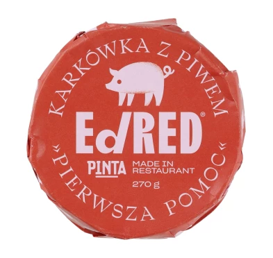 Ed Red Originals Karkówka z Piwem "Pierwsza Pomoc" 270g | imag24.pl