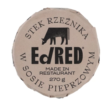 Ed Red Originals Stek Rzeźnika w Sosie Pieprzowym 270g - Konserwa Turystyczna