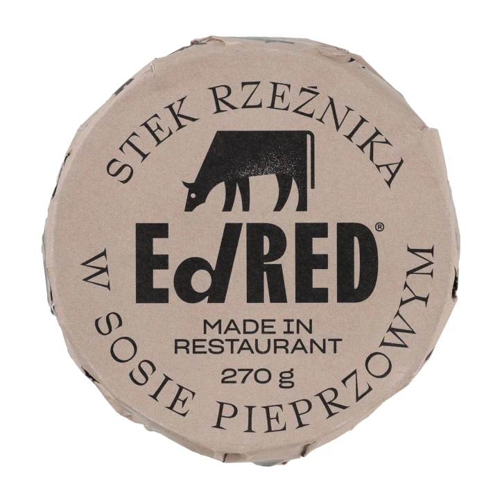 Ed Red Originals Stek Rzeźnika w Sosie Pieprzowym 270g - Konserwa Turystyczna