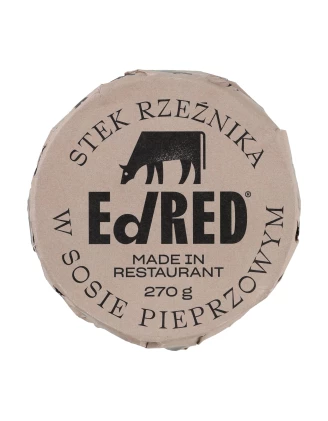 Ed Red Originals Stek Rzeźnika w Sosie Pieprzowym 270g - Konserwa Turystyczna