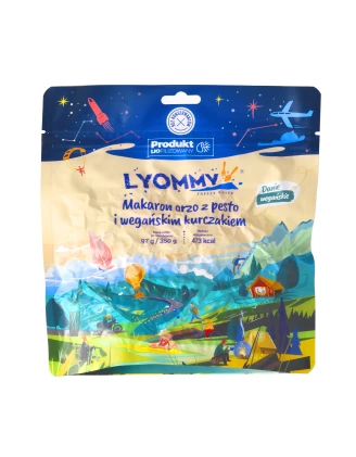 Lyommy Makaron Orzo Pesto Wegański Kurczak 350g Liofilizat Imag24.pl