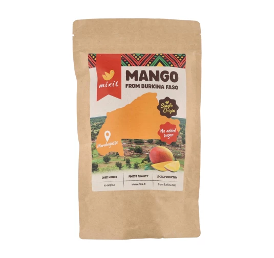 Mixit Mango Suszone z Burkina Faso 250g - Naturalna Przekąska Energetyczna