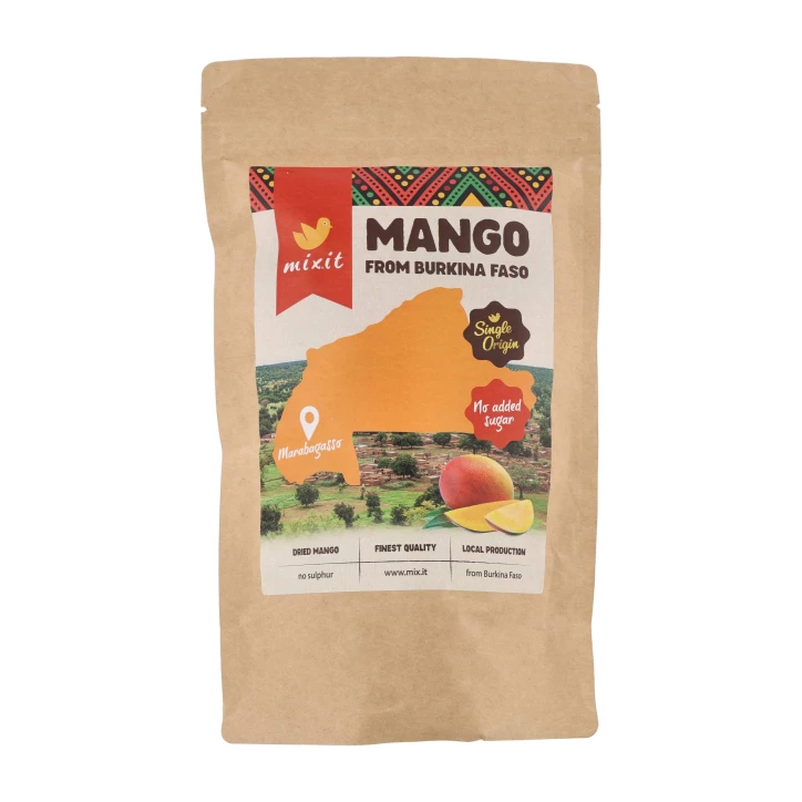 Mixit Mango Suszone z Burkina Faso 250g - Naturalna Przekąska Energetyczna