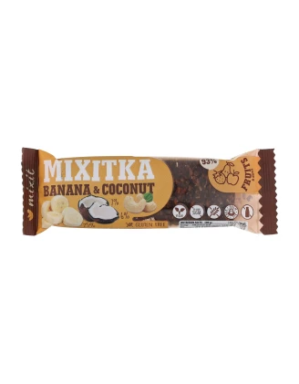 Mixitka Mixit Baton Banan Kokos 46g Wegański Przekąska Outdoor