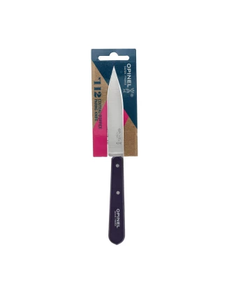 Opinel 112 Paring Knife Fioletowy - Nóż Kuchenny Sandvik 12C27 | imag24.pl