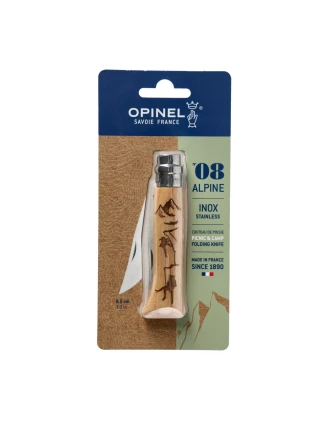 Opinel Nóż Składany 08 Sport Climbing - Sandvik 12C27, Buk | imag24.pl