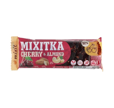 Mixitka Mixit Czereśnie Migdały 45g - Baton Energetyczny bez Cukru