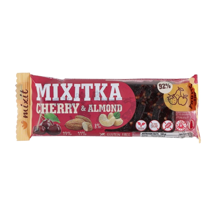 Mixitka Mixit Czereśnie Migdały 45g - Baton Energetyczny bez Cukru