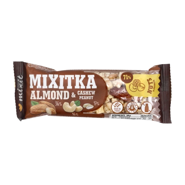 Mixitka Mixit: Baton Migdały z Orzechami Nerkowca 40g