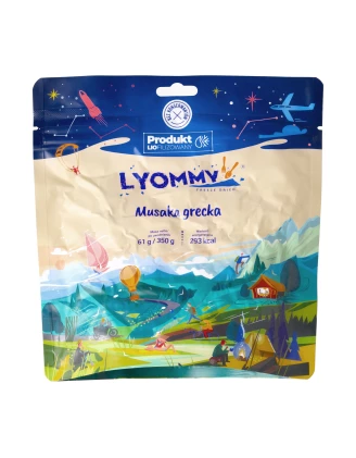 Musaka Grecka Lyommy Liofilizat 350g – Żywność Turystyczna imag24.pl