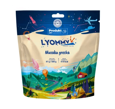 Musaka Grecka Lyommy - Liofilizowany Posiłek 500g | imag24.pl