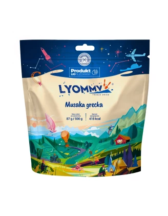 Musaka Grecka Lyommy - Liofilizowany Posiłek 500g | imag24.pl