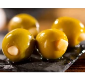 Kocham Oliwki Królewskie nadziewane czosnkiem 300g Kocham Oliwki Królewskie nadziewane czosnkiem 300g