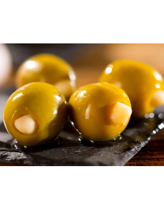 Kocham Oliwki Królewskie z Czosnkiem 300g | Imag24.pl