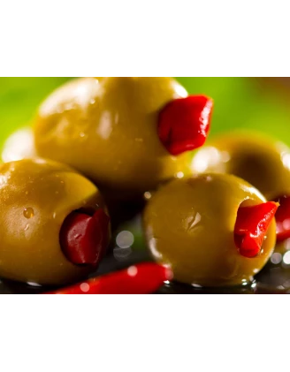 Oliwki Królewskie Kocham Oliwki nadziewane Piri Piri 300g | imag24.pl