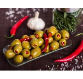 Kocham Oliwki: Oliwki Królewskie nadziewane Piri Piri 300 g