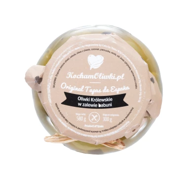 Kocham Oliwki: Królewskie Oliwki Gordal w Zalewie, 300 g