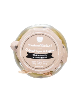 Kocham Oliwki: Gordal Królewskie Oliwki w Zalewie 300g