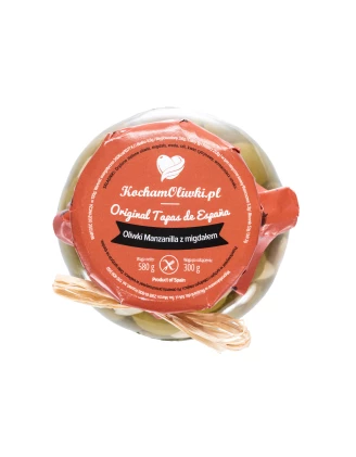 Oliwki Kocham Oliwki Manzanilla z migdałem 300g - Imag24.pl
