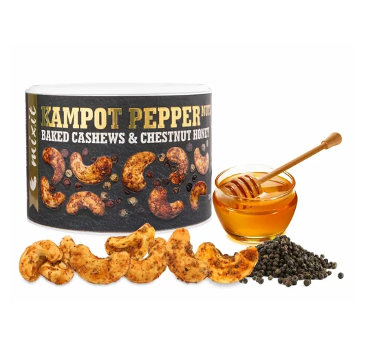 Mixit Orzechy Nerkowca Miód Pieprz Kampot 160g | Wegańska Przekąska Outdoor imag24.pl