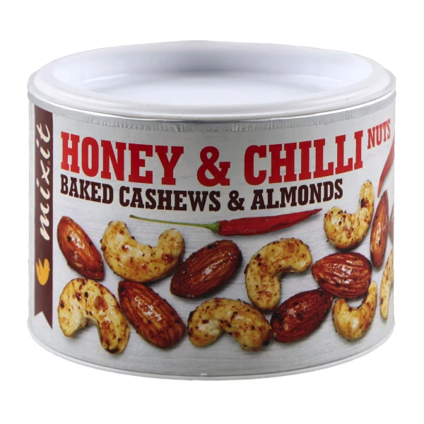 Mixit Chilli Mix Nuts 140 g: Pieczone Orzechy z Miodem i Chili