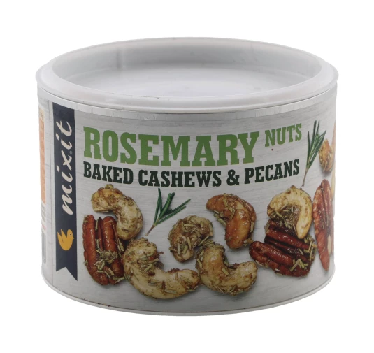 Mixit Rosemary Nuts 150g – Pieczone orzechy z rozmarynem i trawą cytrynową