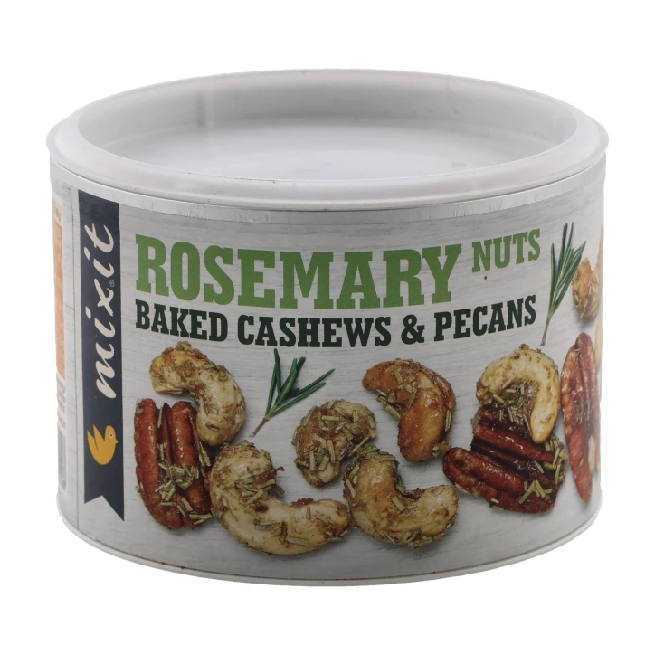 Mixit Rosemary Nuts 150g – Pieczone orzechy z rozmarynem i trawą cytrynową