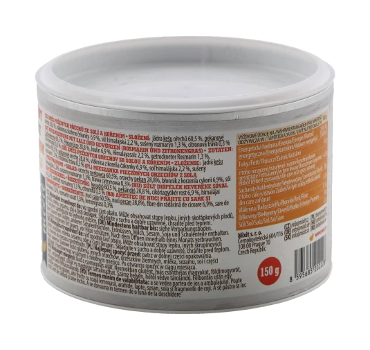 Mixit Rosemary Nuts 150 g – Pieczone orzechy z rozmarynem i trawą cytrynową