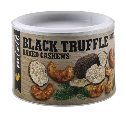 Mixit Black Truffle Nuts 160g – Orzechy Nerkowca z Truflą i Pieprzem