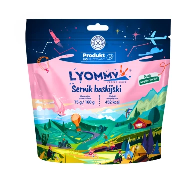 Sernik Baskijski Lyommy Liofilizowany - Deser Outdoor 75g | imag24.pl