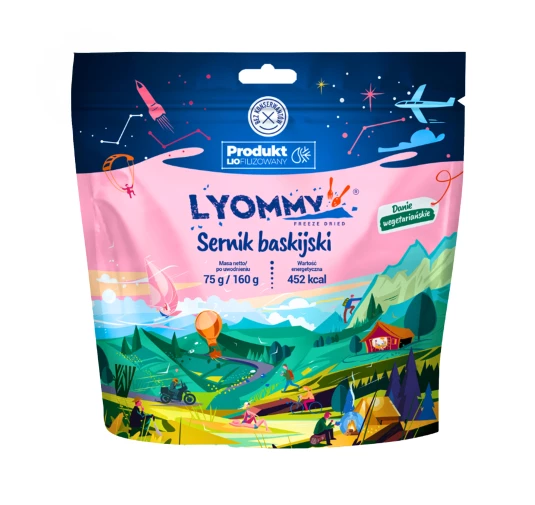 Sernik Baskijski Lyommy Liofilizowany - Deser Outdoor 75g | imag24.pl