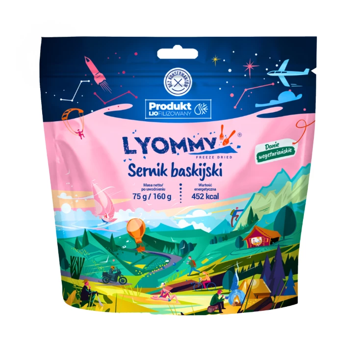 Sernik Baskijski Lyommy Liofilizowany - Deser Outdoor 75g | imag24.pl