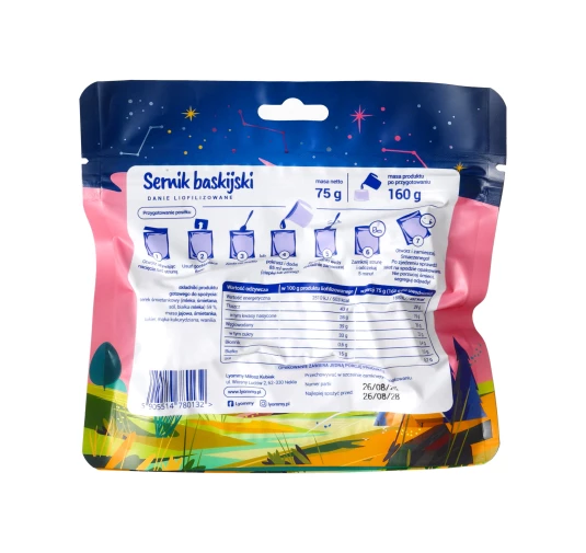 Sernik Baskijski Lyommy Liofilizowany 75g