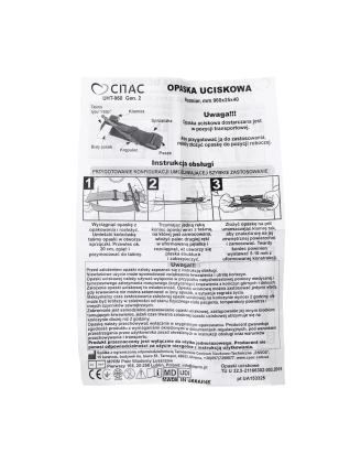 Staza Taktyczna SPAS Gen. 2 Czarna - Wyrób Medyczny