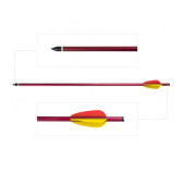 Bełt Poe Lang aluminiowy 20" 5 szt. czerwony