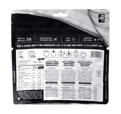 LYOFOOD Risotto z Borowikami 370g – Liofilizowany Posiłek