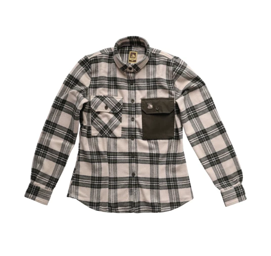 Koszula Damska Tagart Alaska S Flanelowa Outdoor Beżowo-Zielona