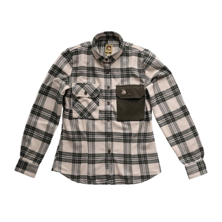 Koszula Damska Tagart Alaska S Flanelowa Outdoor Beżowo-Zielona