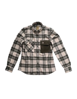 Koszula Damska Tagart Alaska S Flanelowa Outdoor Beżowo-Zielona
